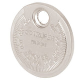 Calibrador de bujias redondo tipo rampa truper..